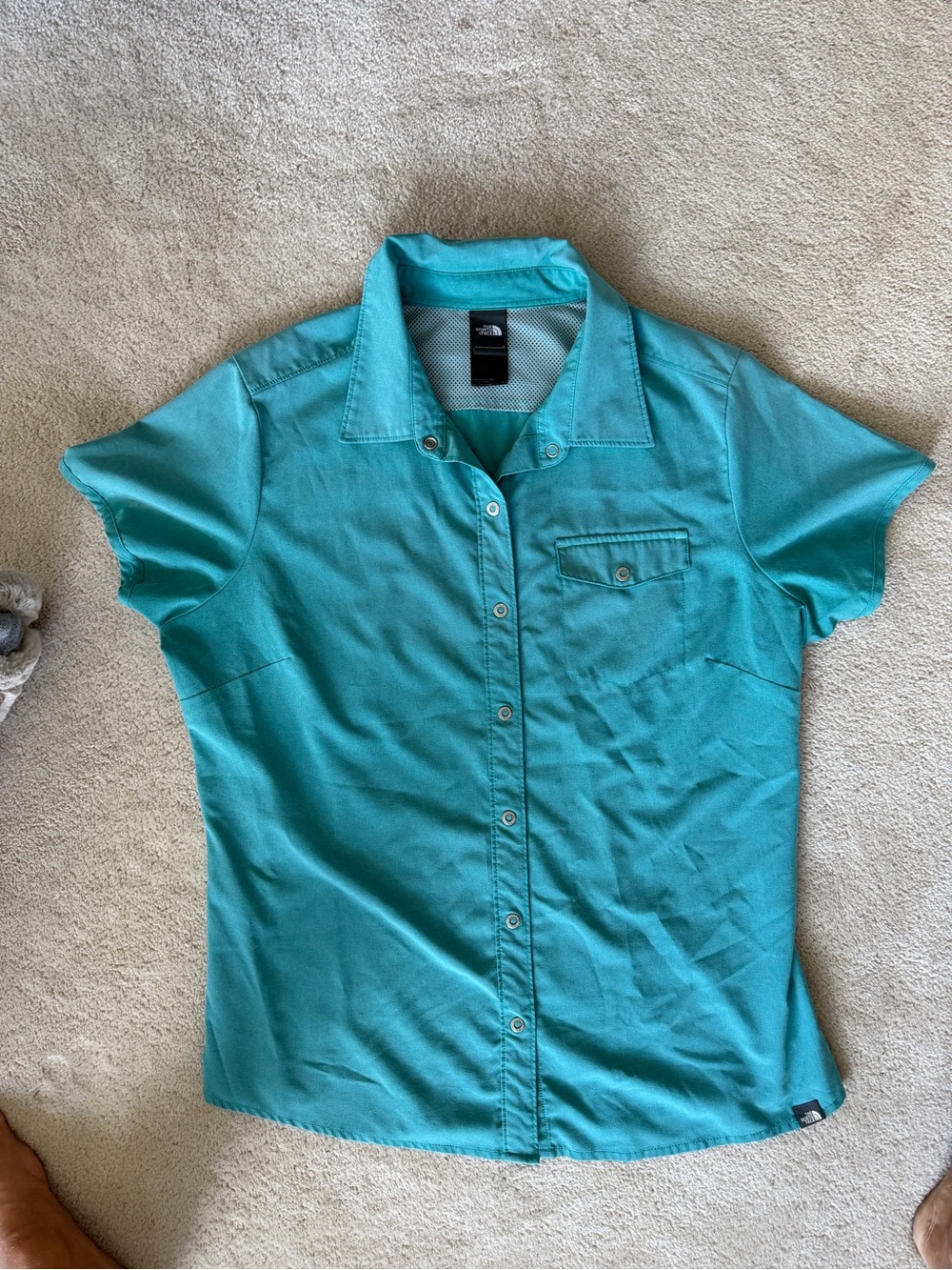 The North Face Teal Performance Mesh Shirt
